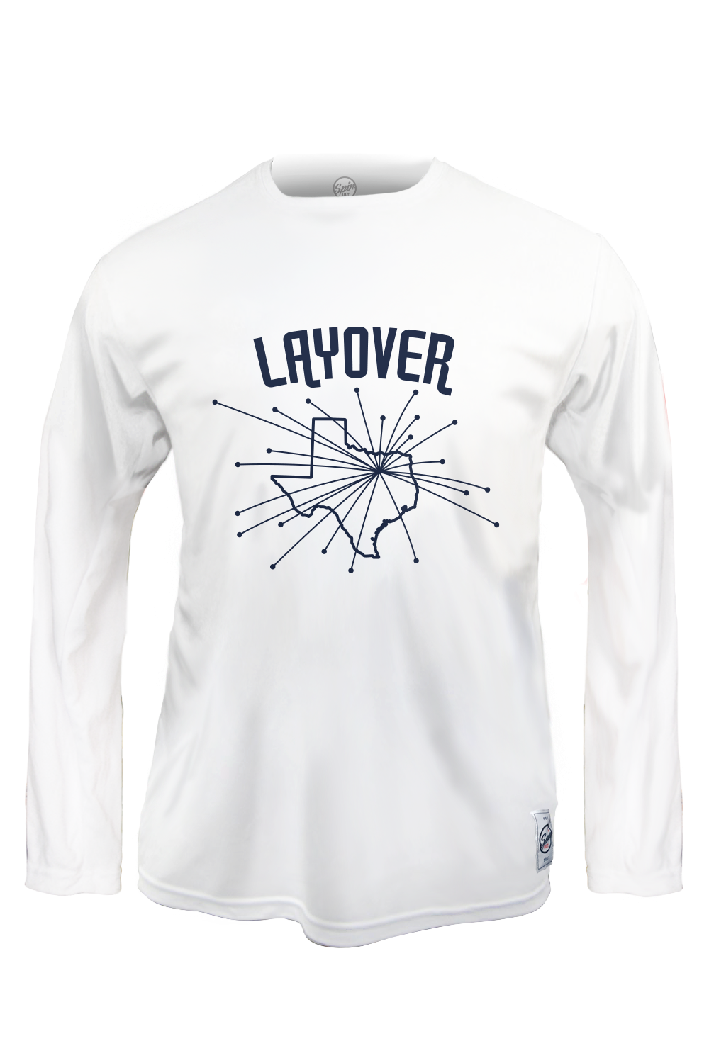 DFW Layover Long Sleeve Jersey (White)