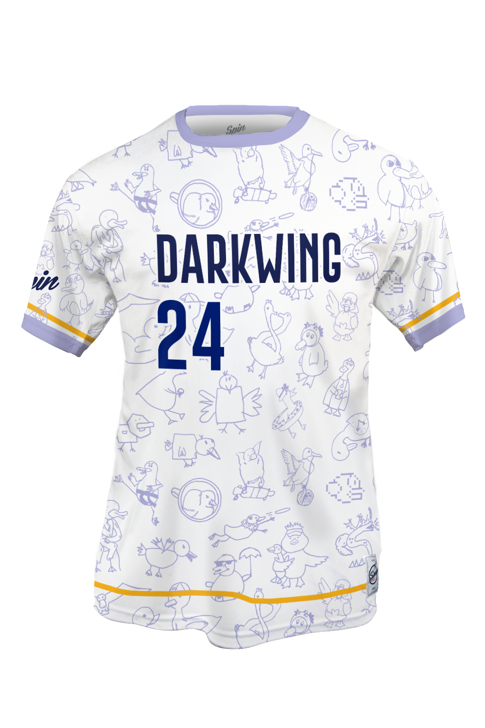 Darkwing Short Sleeve Jersey (White)