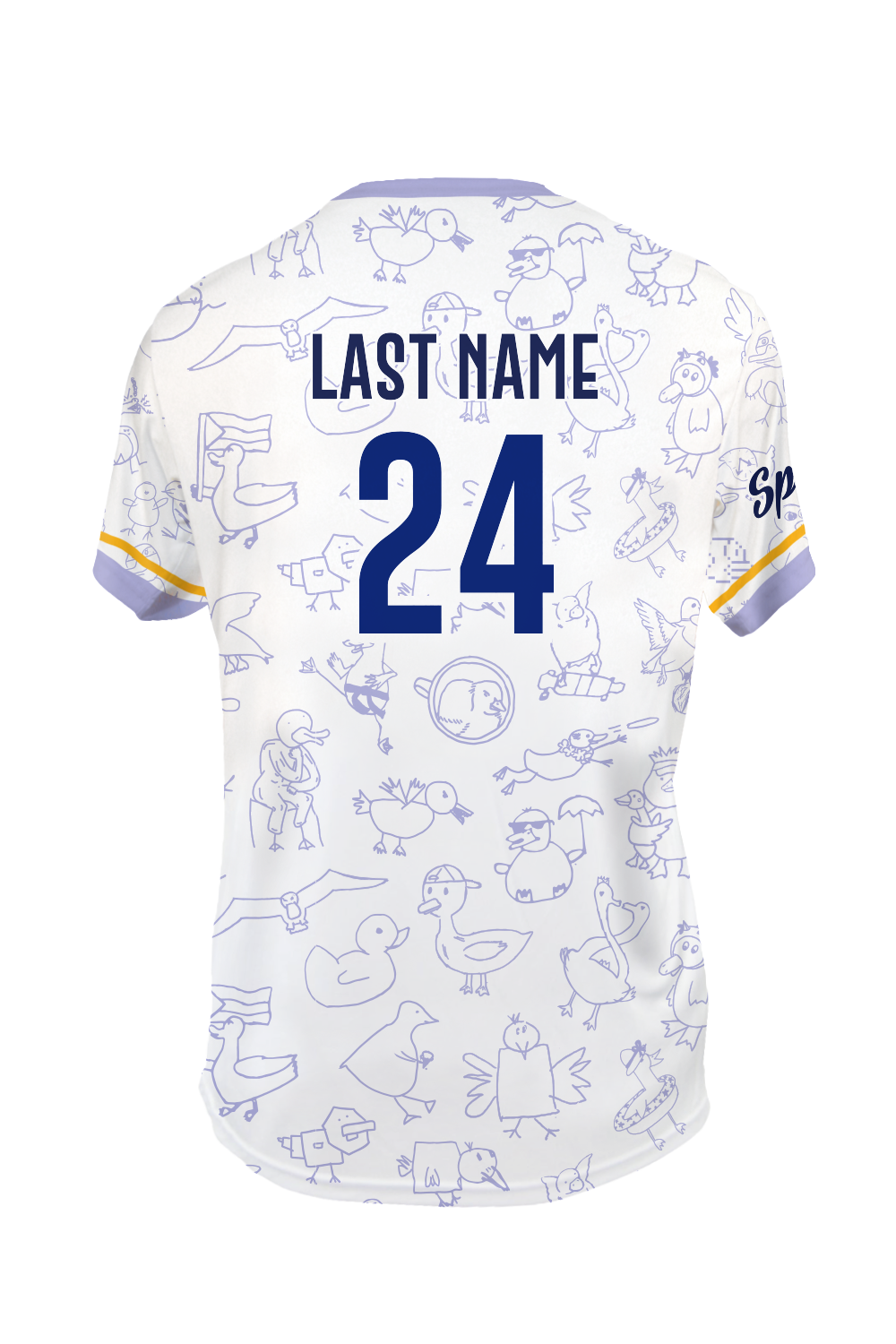 Darkwing Short Sleeve Jersey (White)