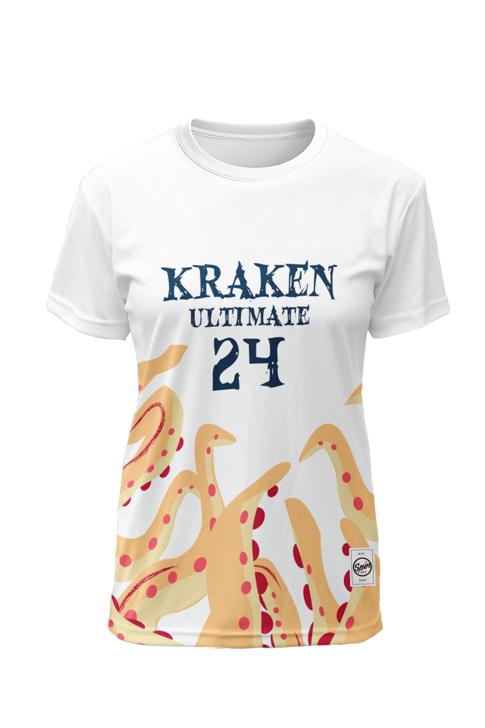 Kraken Short Sleeve Jersey (White)