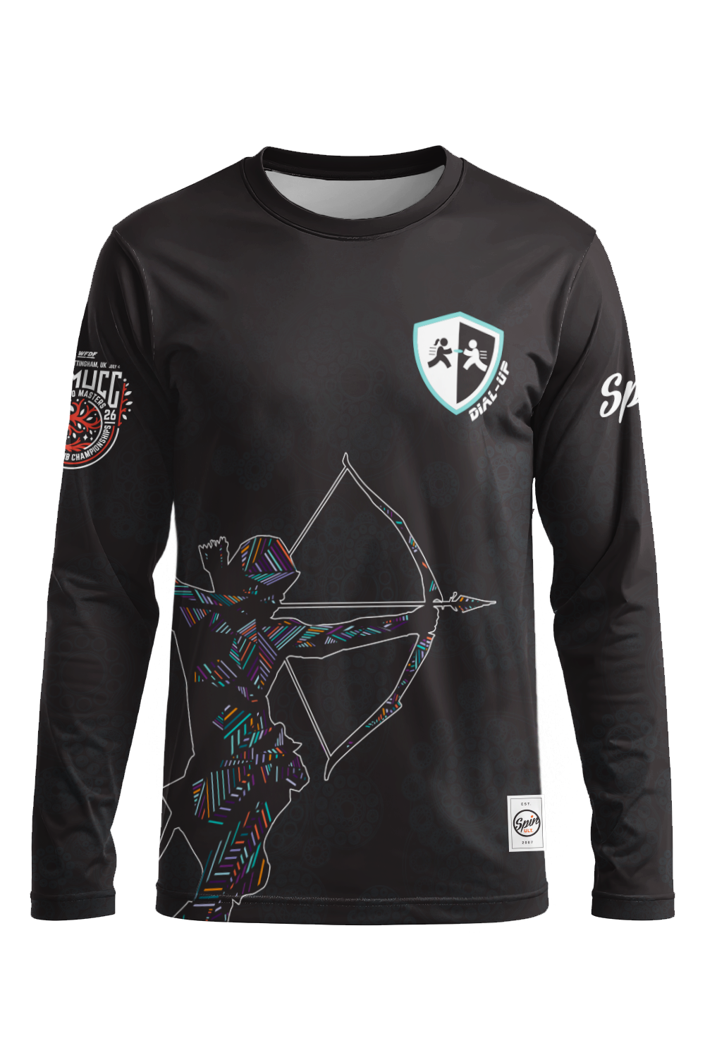 Dial-Up Long Sleeve Jersey (Black)