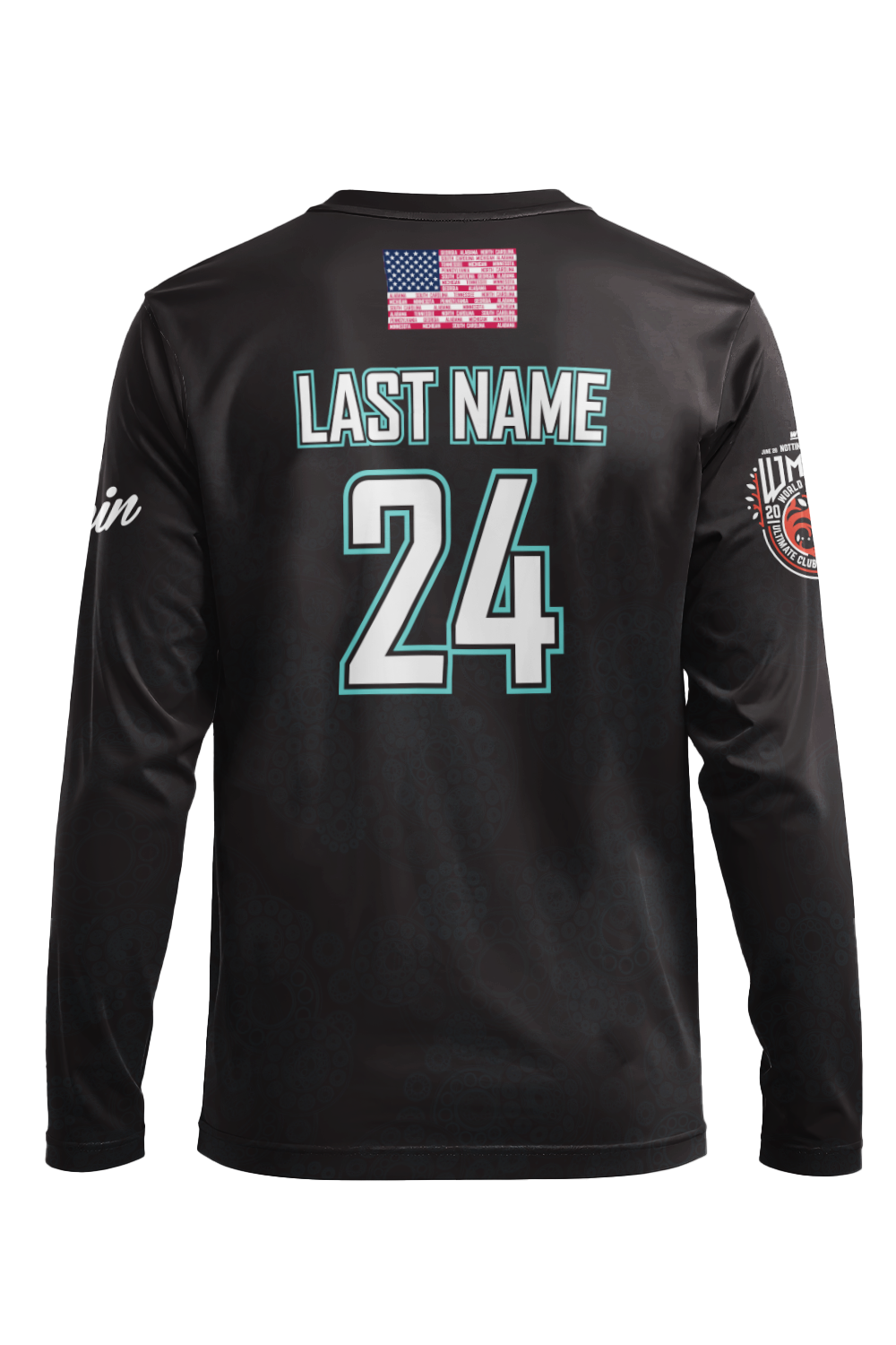 Dial-Up Long Sleeve Jersey (Black)