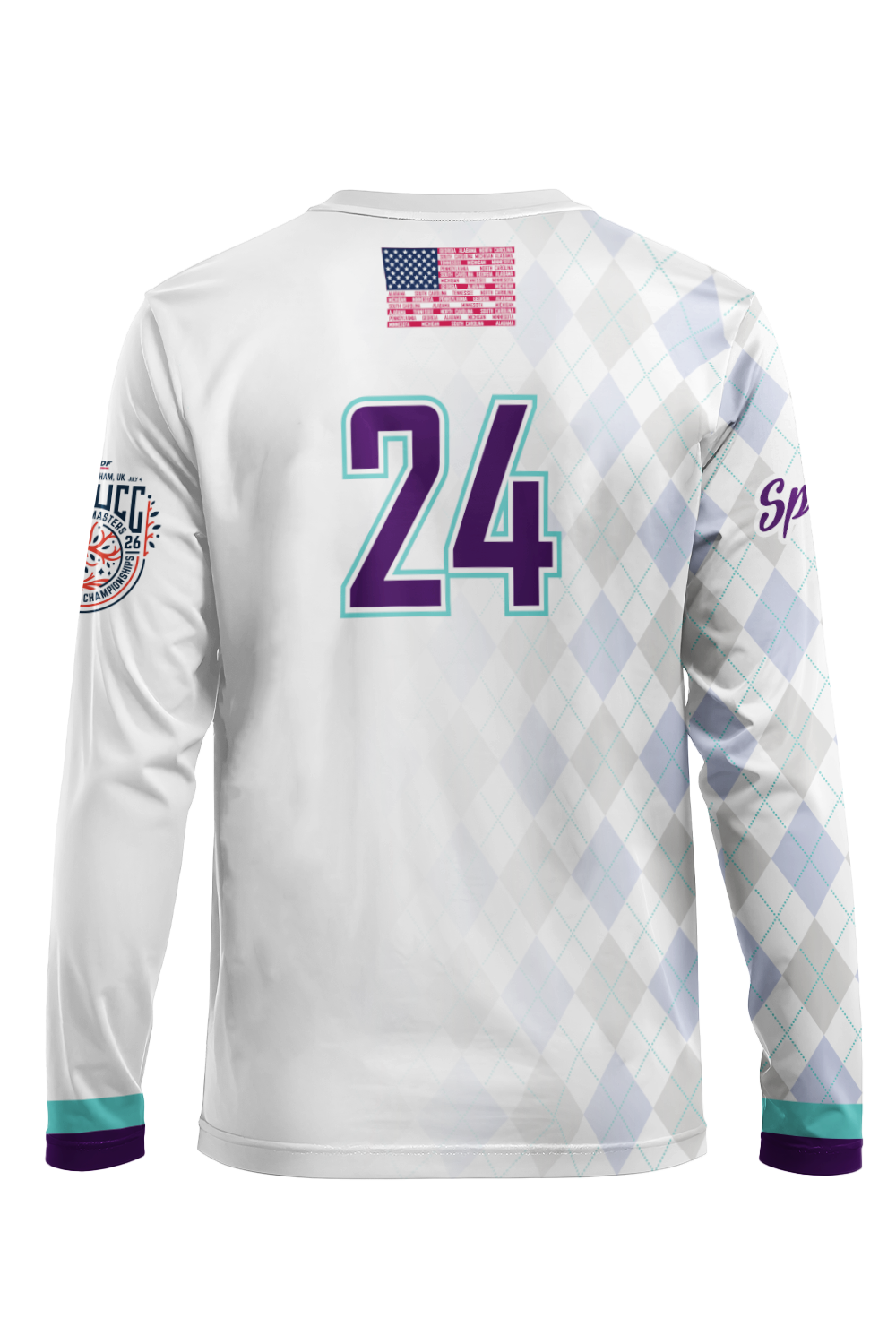 Dial-Up Long Sleeve Jersey (White)
