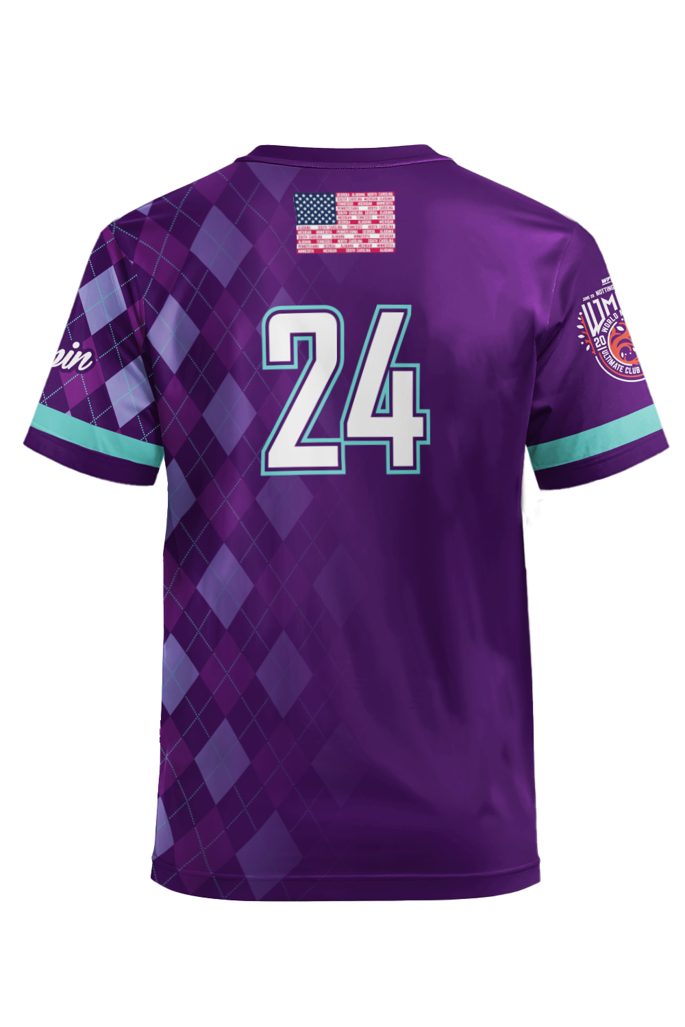 Dial-Up Short Sleeve Jersey (Purple)