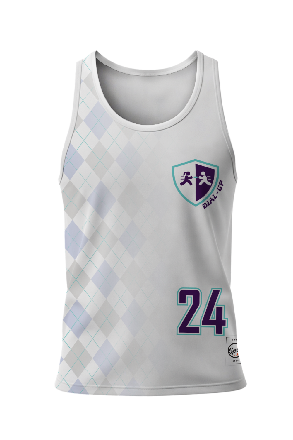 Dial-Up Tank (White)