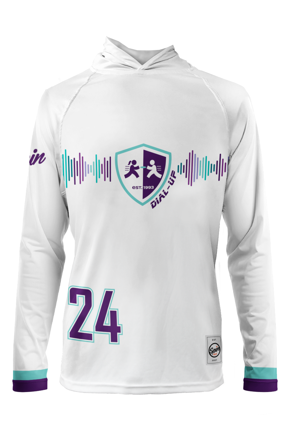 Dial-Up Universal Hoodie (White)