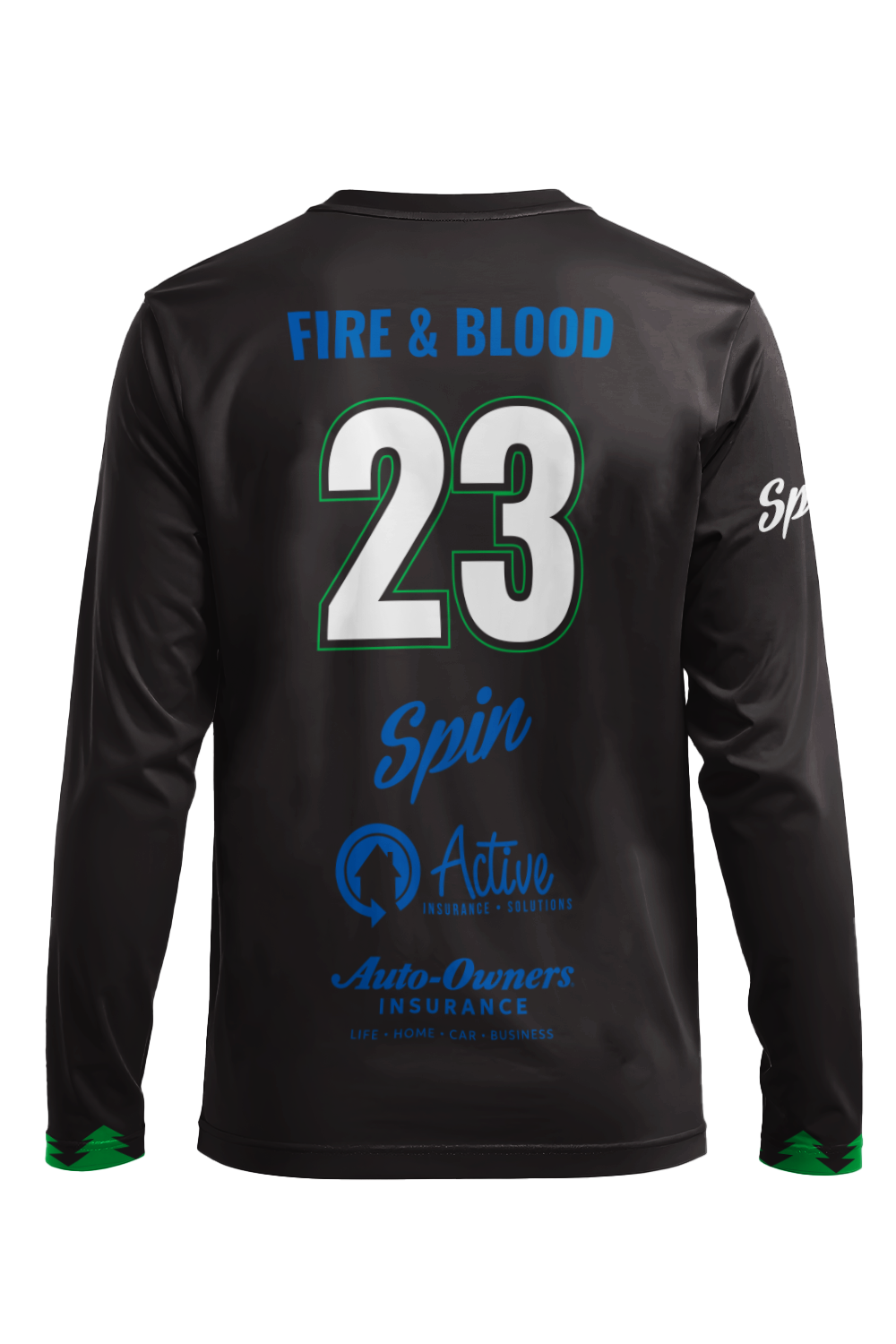 Drag'n Thrust Long Sleeve Jersey (Black)