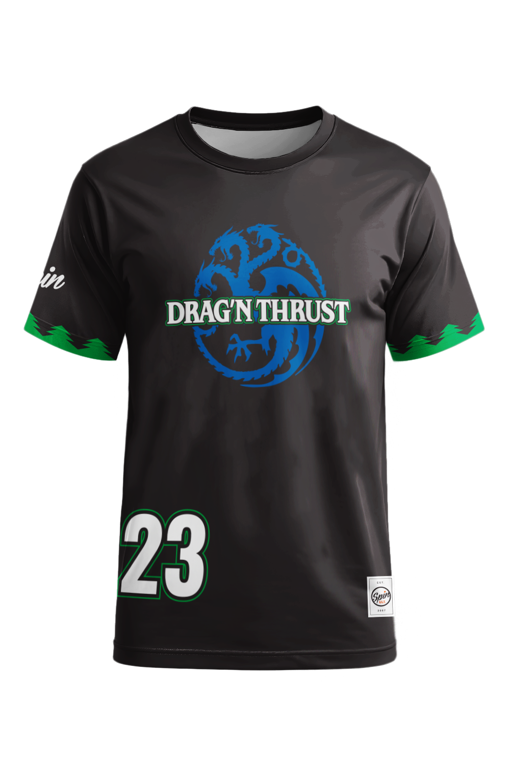 Drag'n Thrust Short Sleeve Jersey (Black)