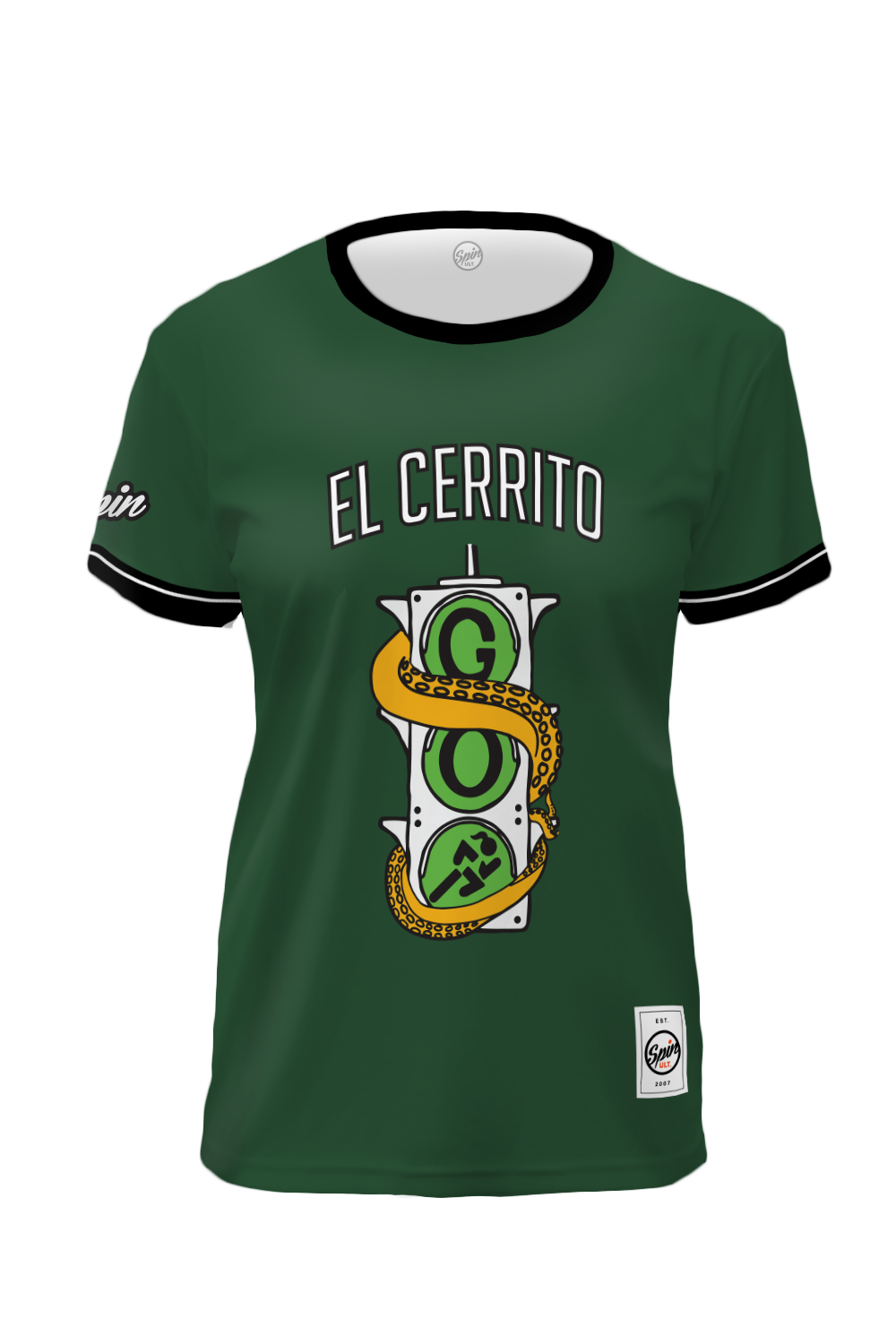 El Cerrito Short Sleeve Jersey (Green) Spin Ultimate