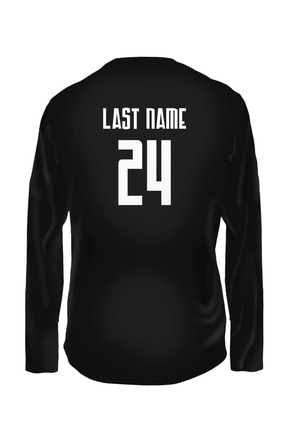 Crest Long Sleeve Jersey (Black)