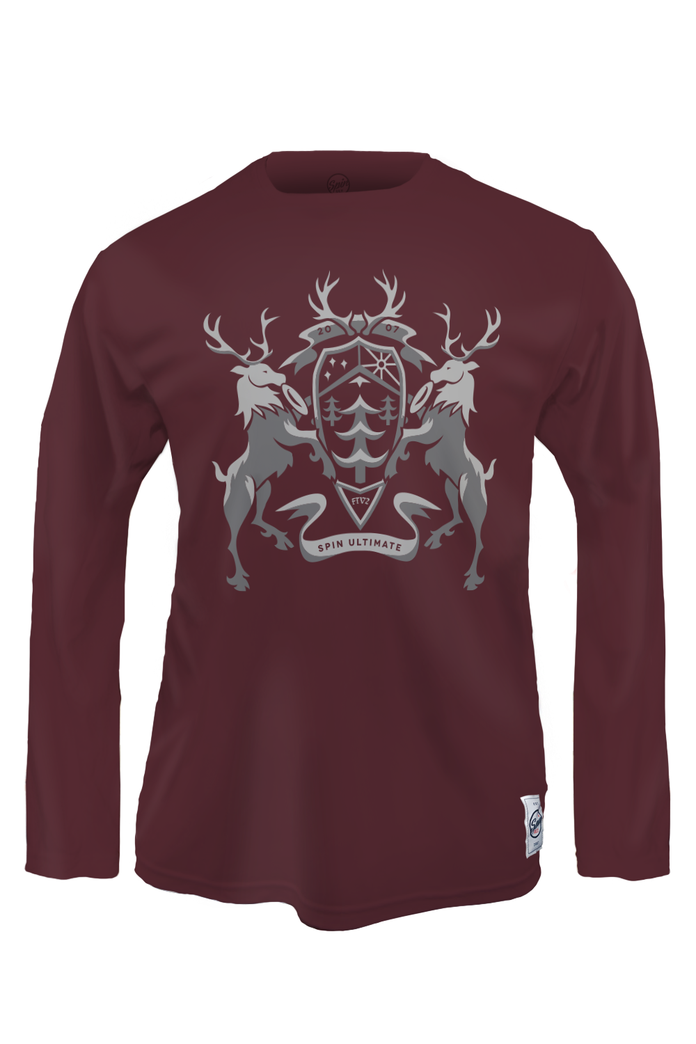 Crest Long Sleeve Jersey (Maroon)