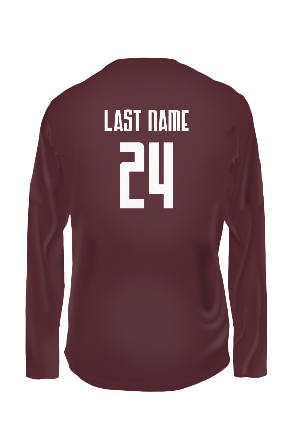 Crest Long Sleeve Jersey (Maroon)