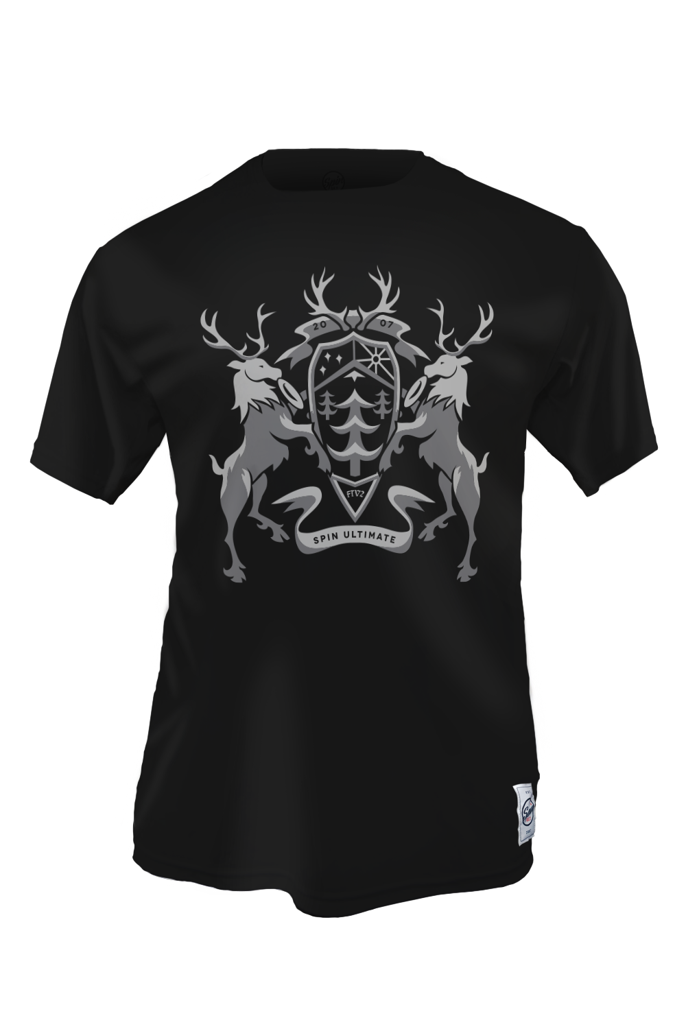 Crest Short Sleeve Jersey (Black)