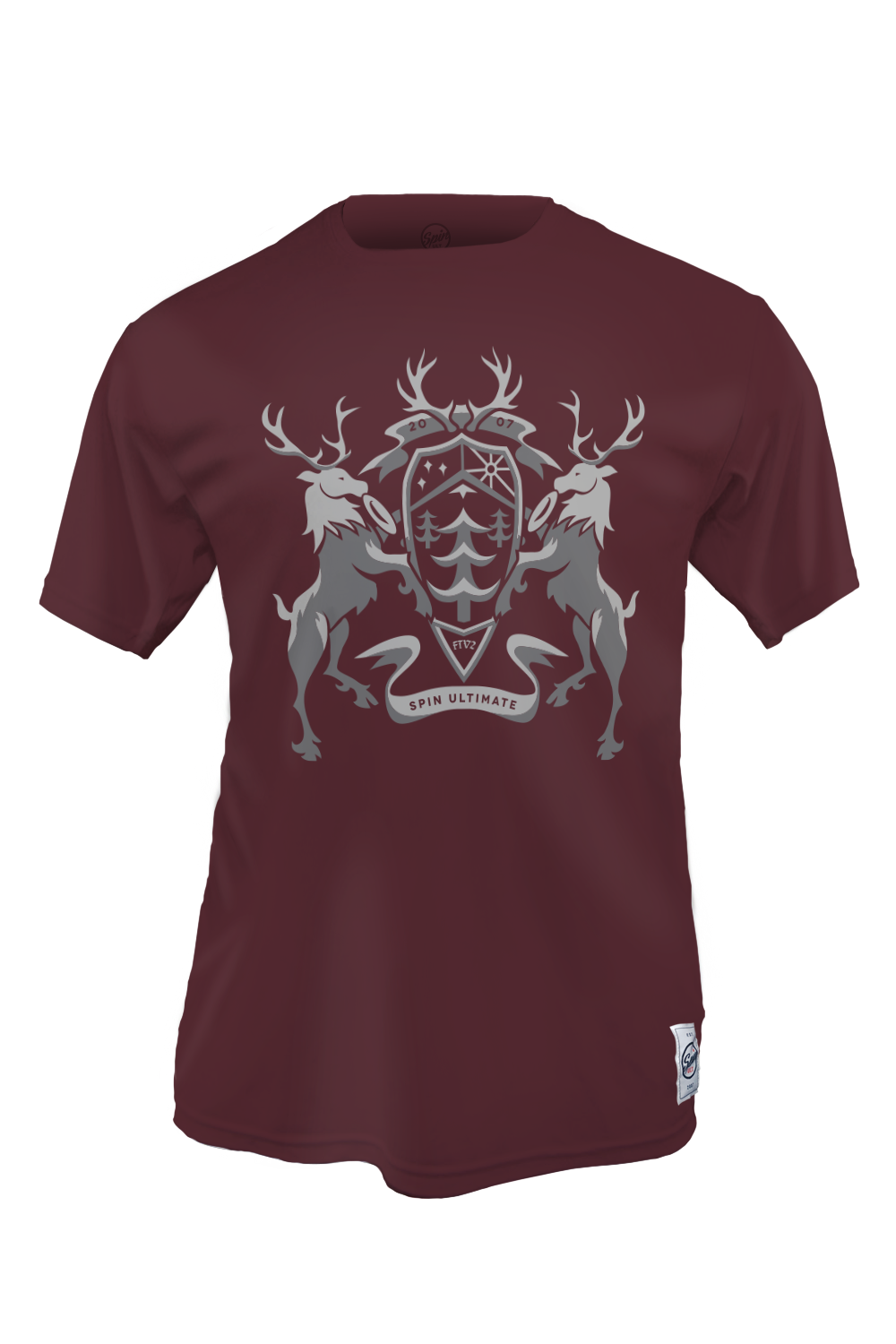 Crest Short Sleeve Jersey (Maroon)