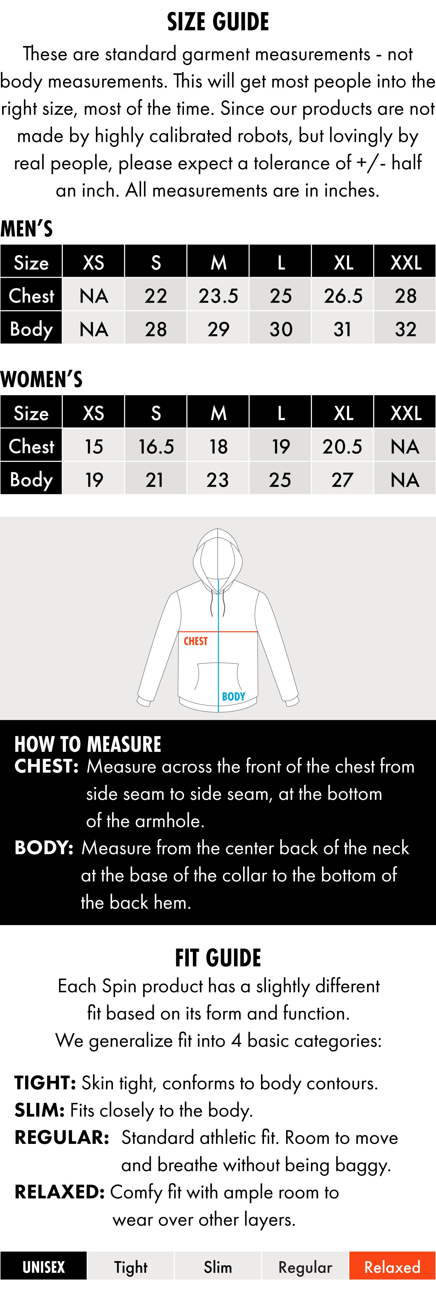 size guide