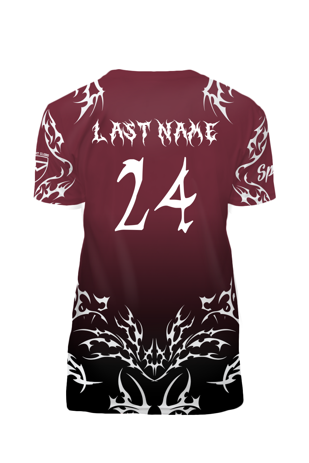 Sladies Short Sleeve Jersey (Garnet)