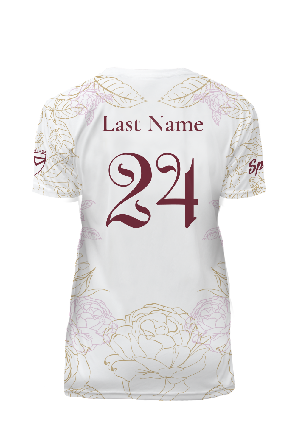 Sladies Short Sleeve Jersey (White)