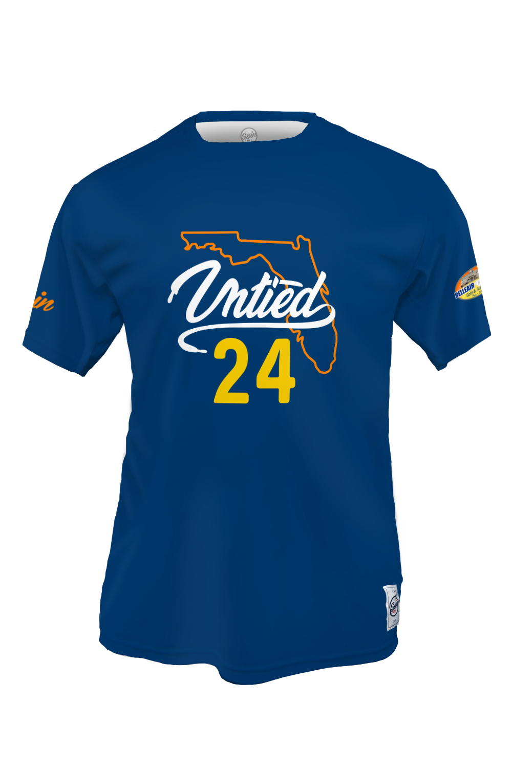 Untied Short Sleeve Jersey (Blue)