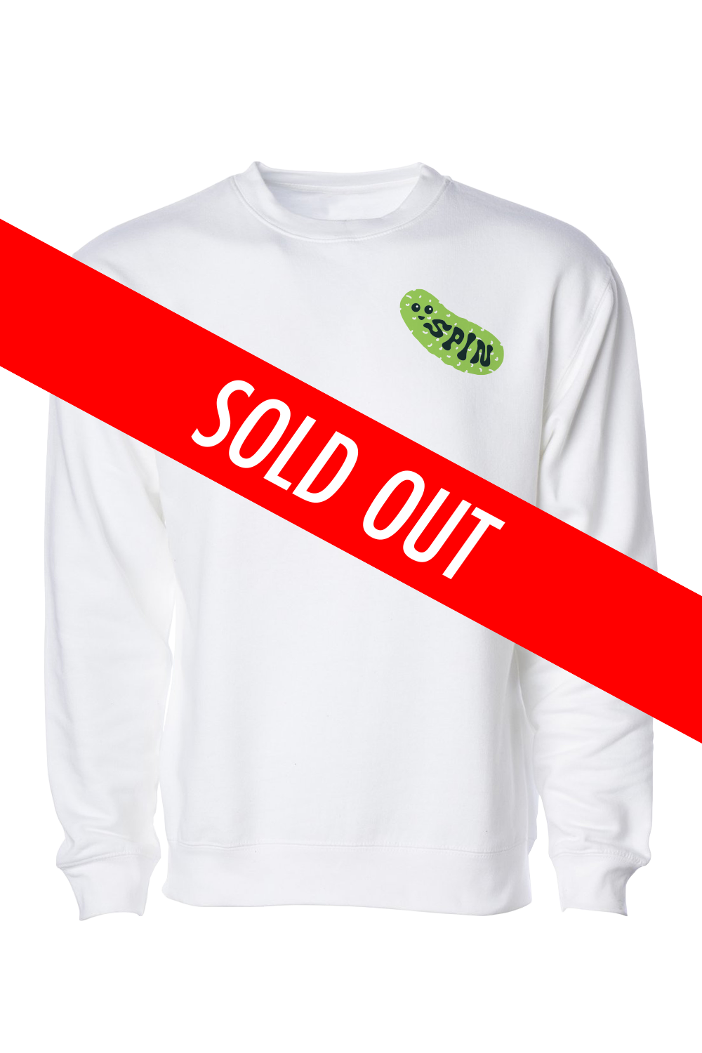 Pickle Juice Crewneck Sweatshirt (White)