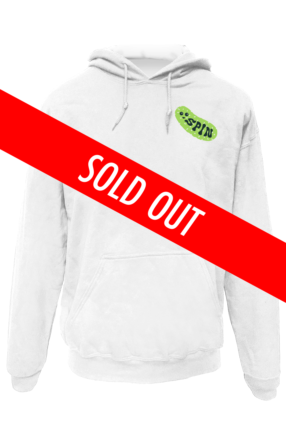 Pickle Juice Pullover Hoodie (White)