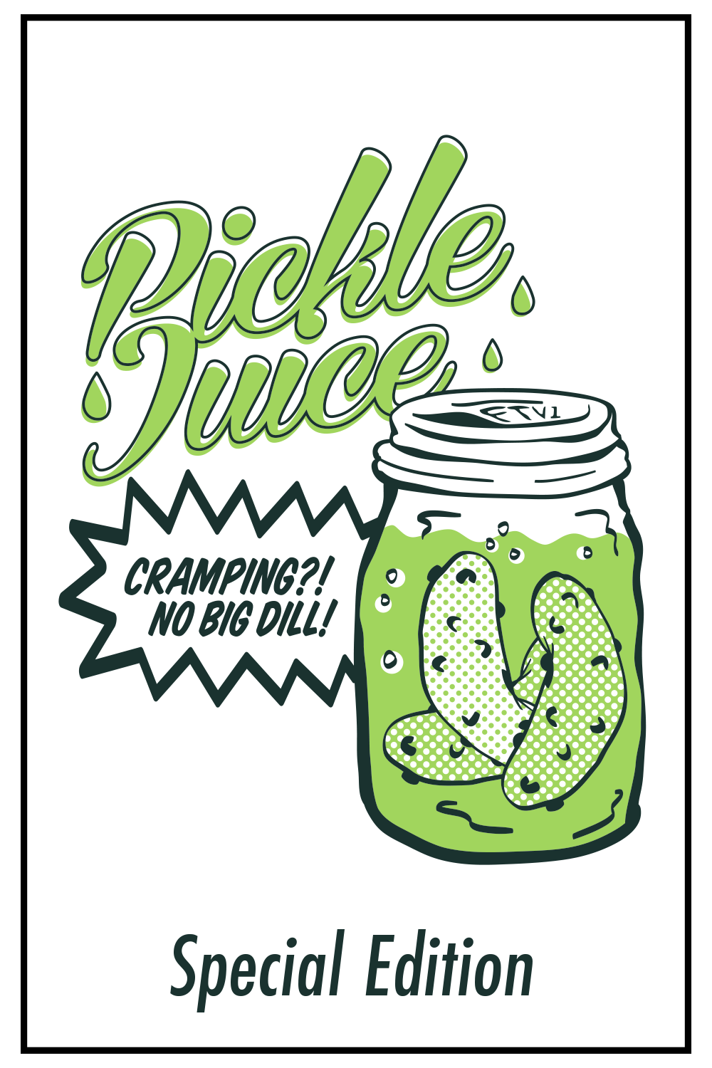 Pickle Juice Crewneck Sweatshirt (Heather Grey)