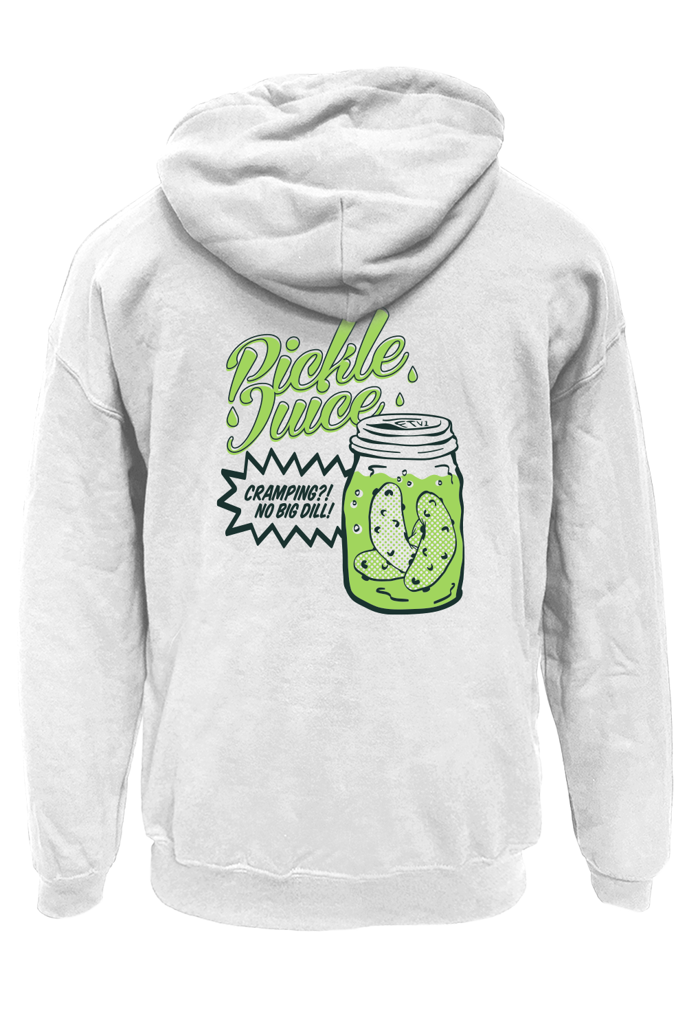 Pickle Juice Pullover Hoodie (White)
