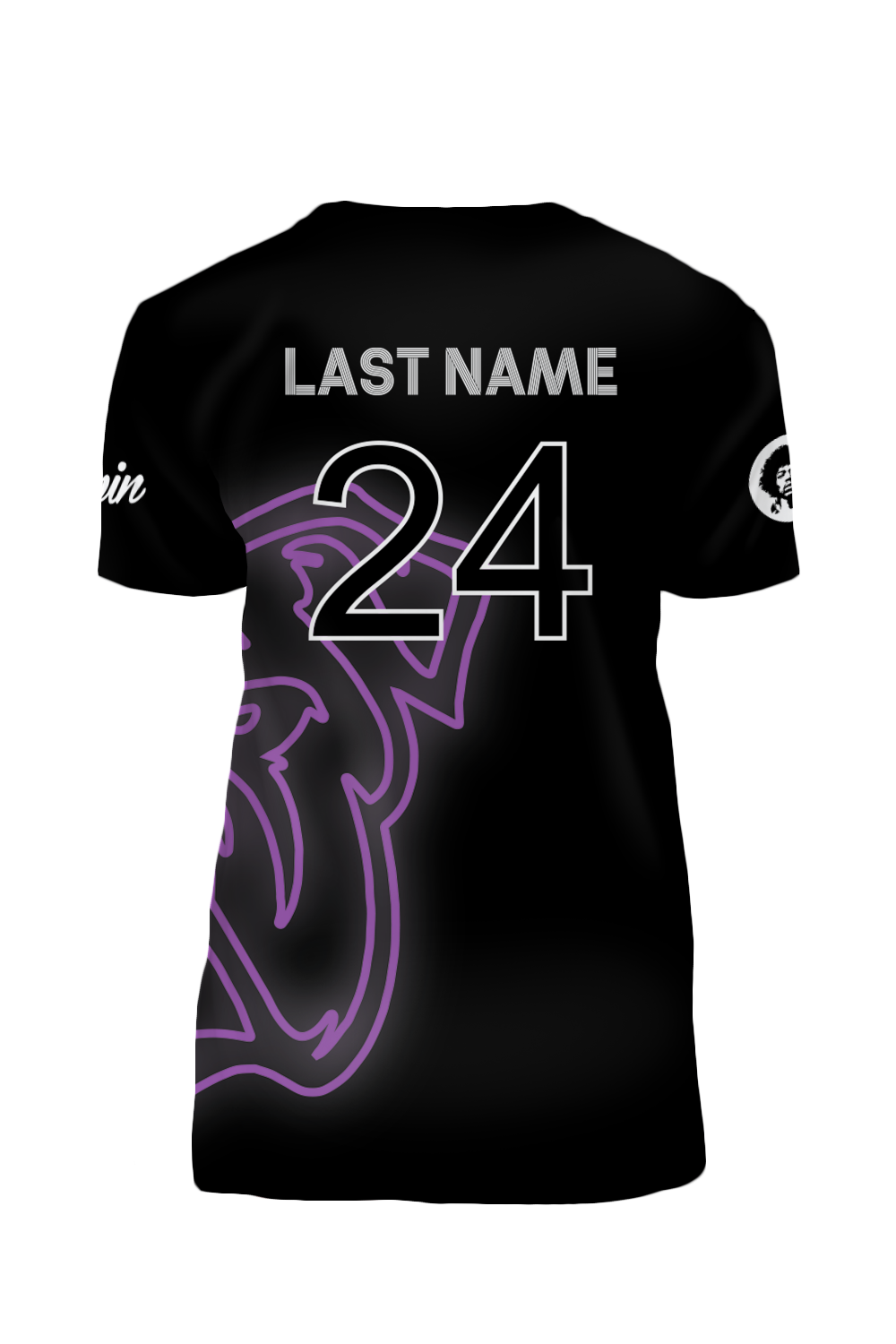 Purple Haze Short Sleeve Jersey (Black)