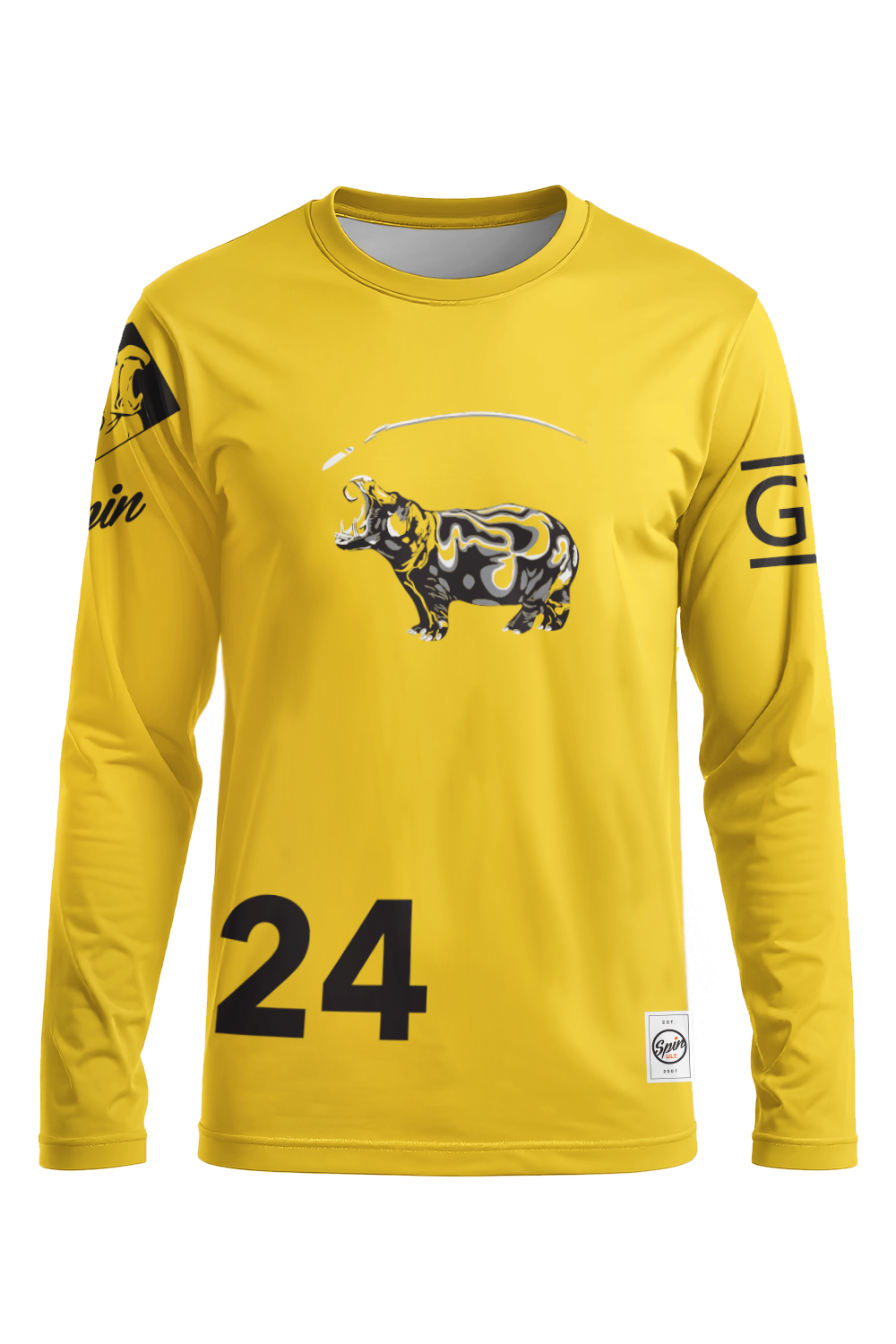 Hippos Long Sleeve Jersey (Yellow)