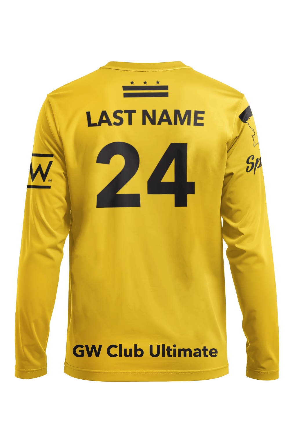 Hippos Long Sleeve Jersey (Yellow)