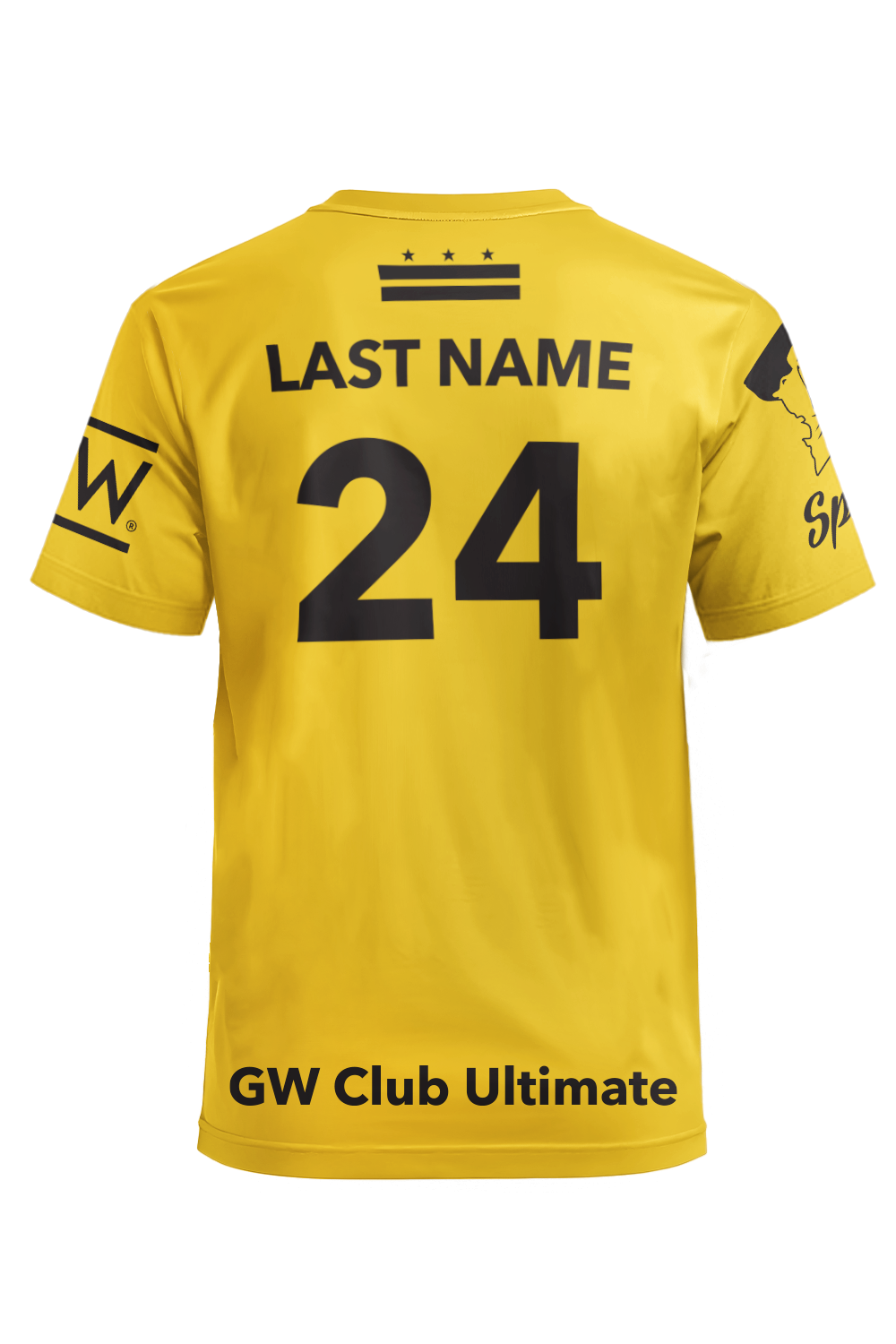 Hippos Short Sleeve Jersey (Yellow)