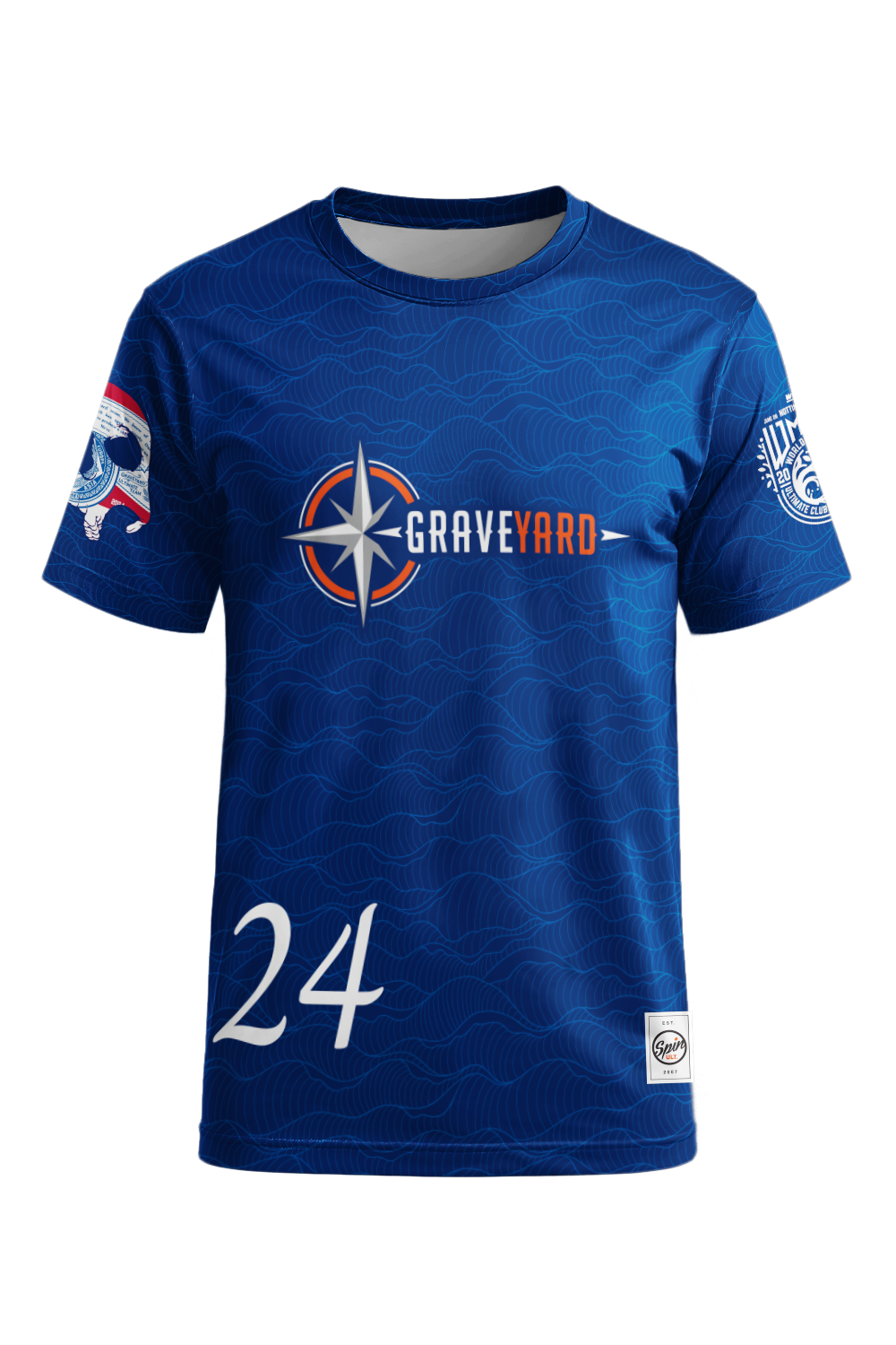 Graveyard Short Sleeve Jersey (Blue)