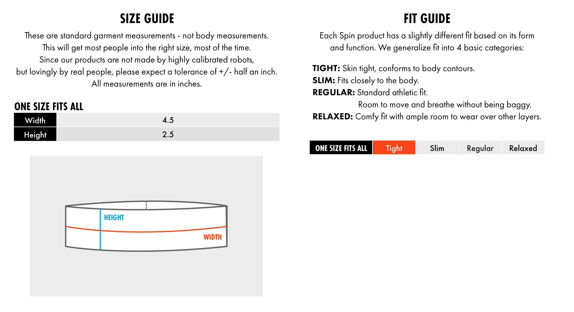 size guide