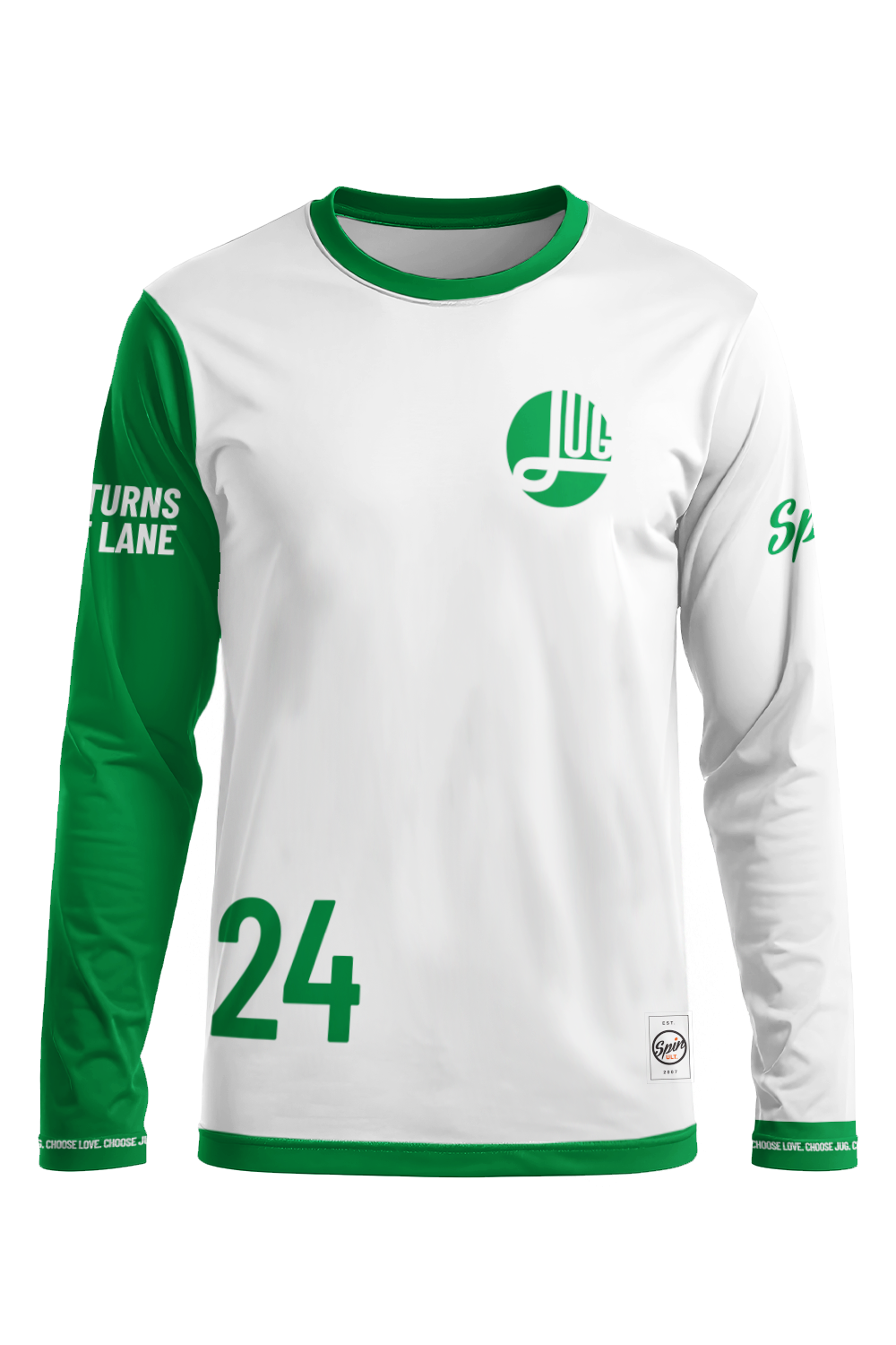 Jughandle Long Sleeve Jersey (White)