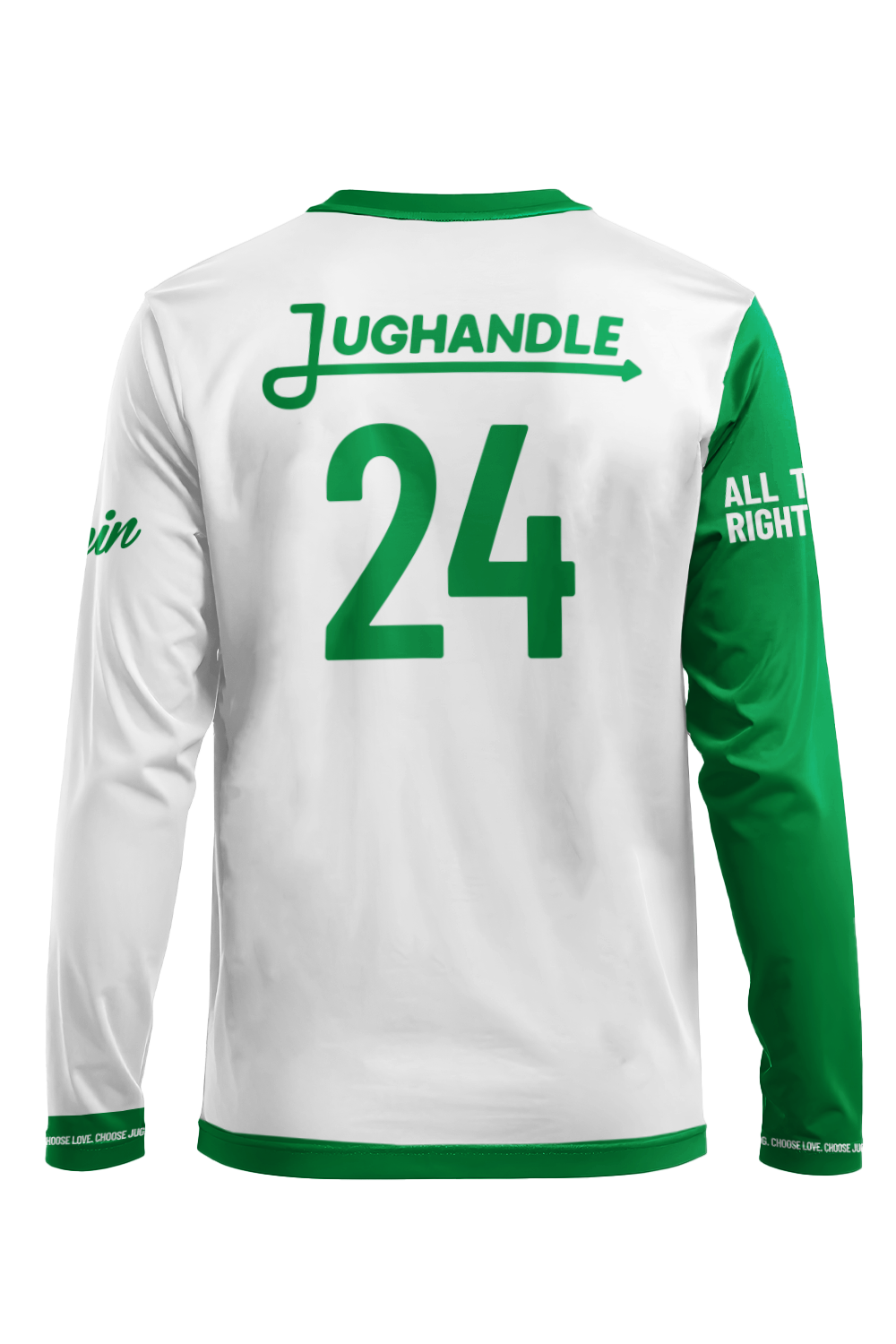Jughandle Long Sleeve Jersey (White)