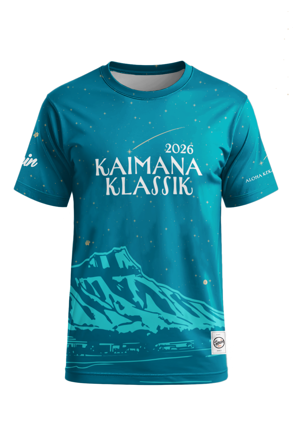 Kaimana Klassik 2026 Short Sleeve Jersey (Teal Diamond Head)