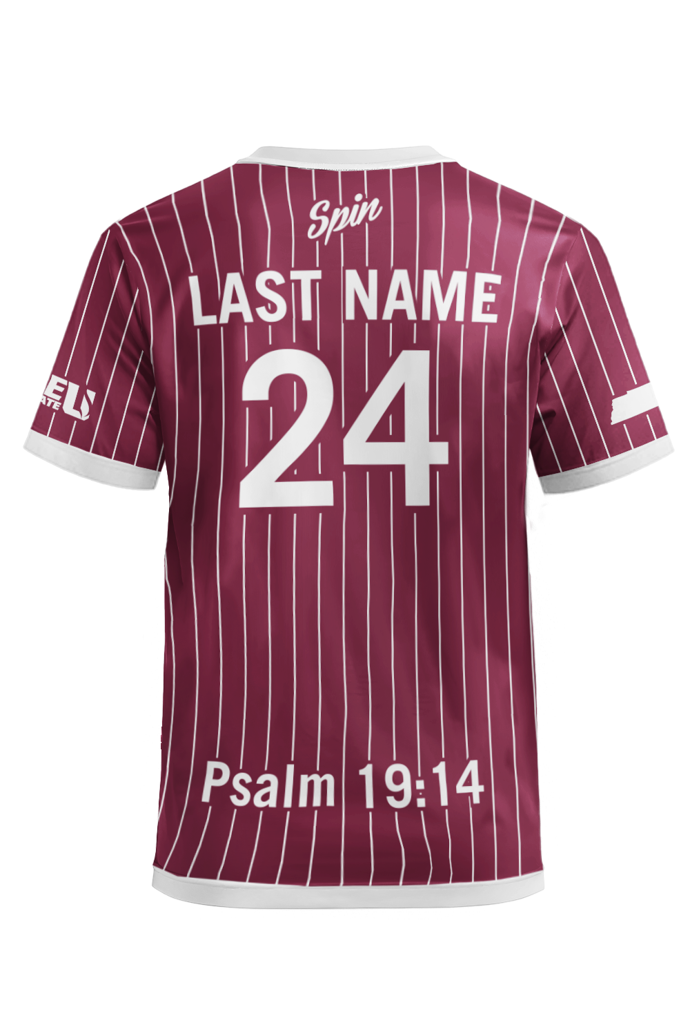 Flames Short Sleeve Jersey (Maroon)