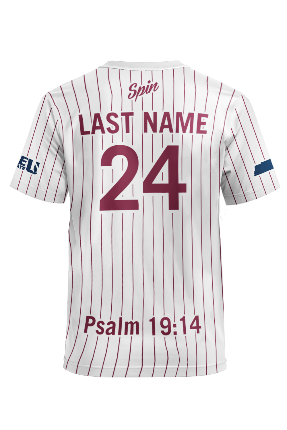 Flames Short Sleeve Jersey (White)