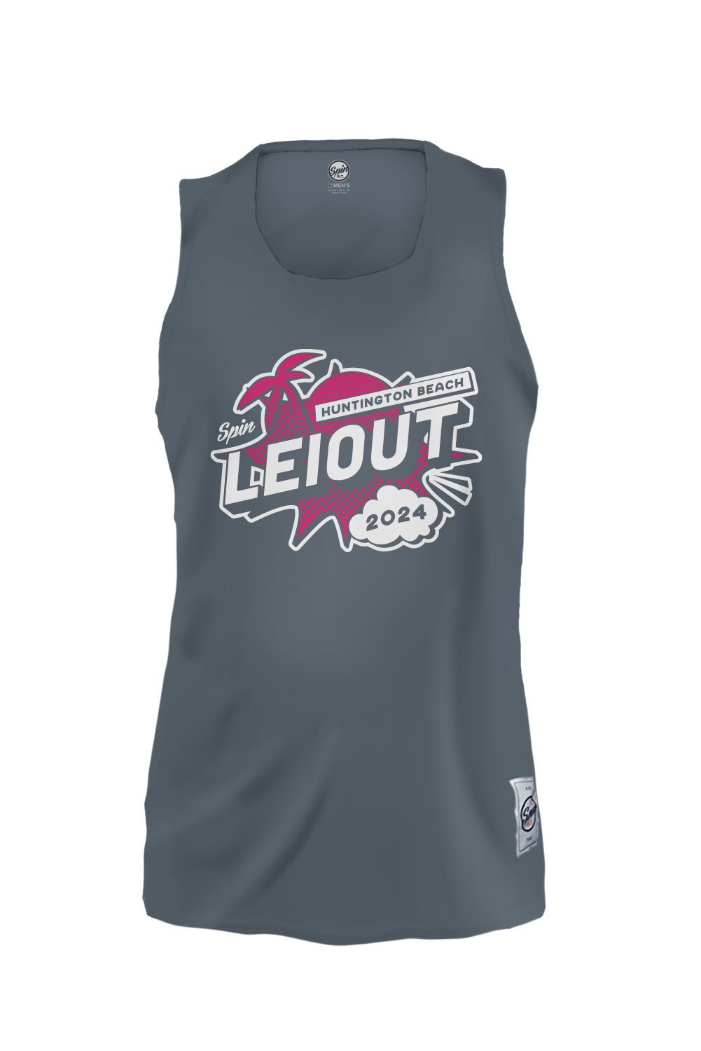 LeiOut 2024 Logo Tank (Charcoal)