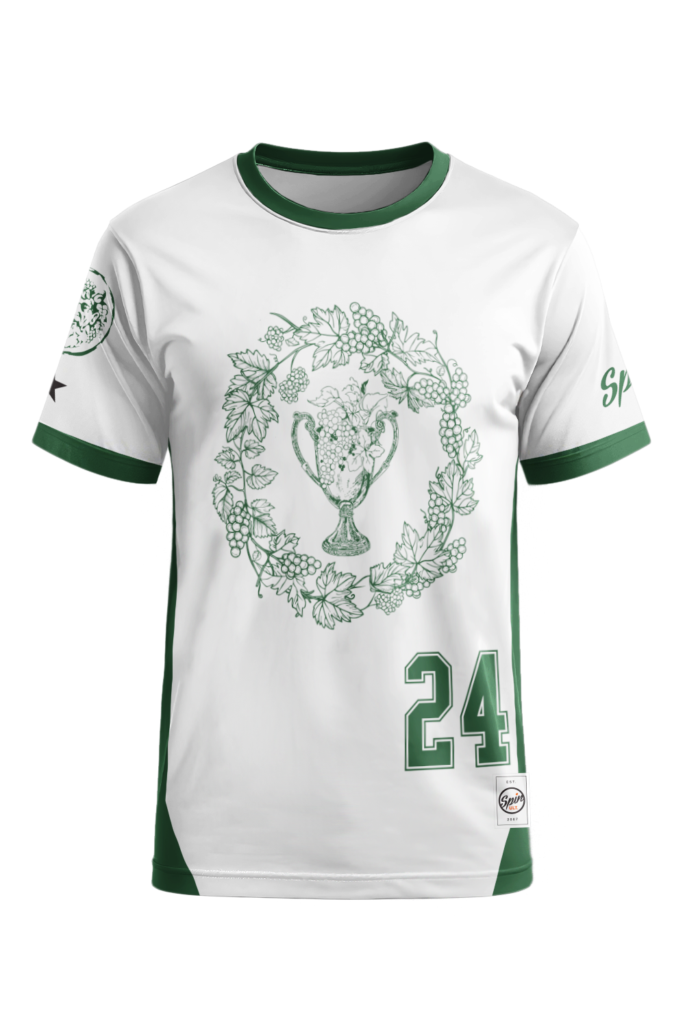 Bacchus Short Sleeve Jersey (White)