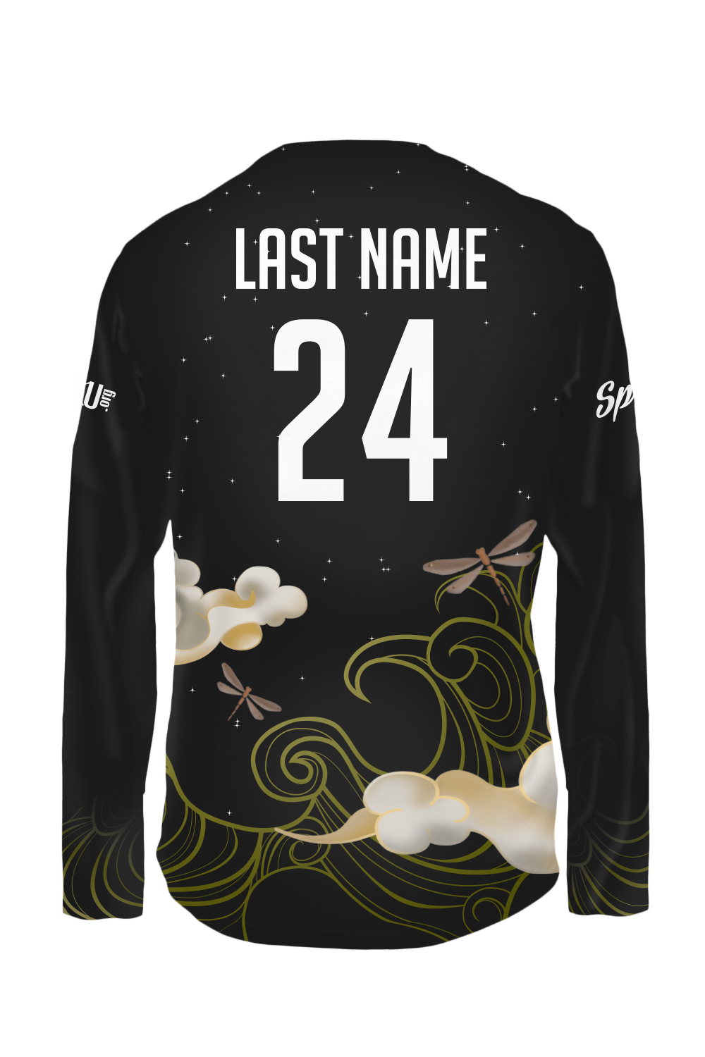 Los Angeles Sky Long Sleeve Jersey (Black)