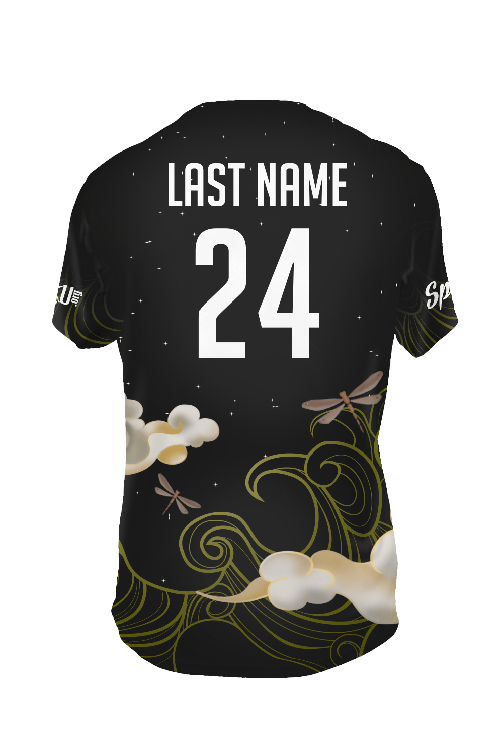 Los Angeles Sky Short Sleeve Jersey (Black)