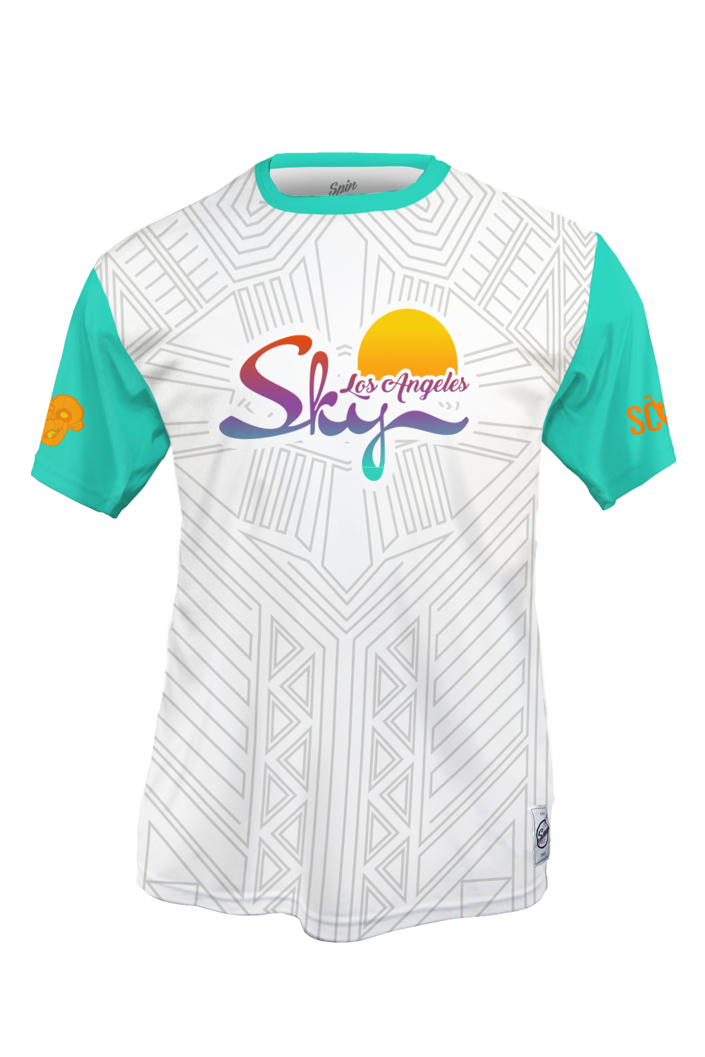 Los Angeles Sky Short Sleeve Jersey (White)
