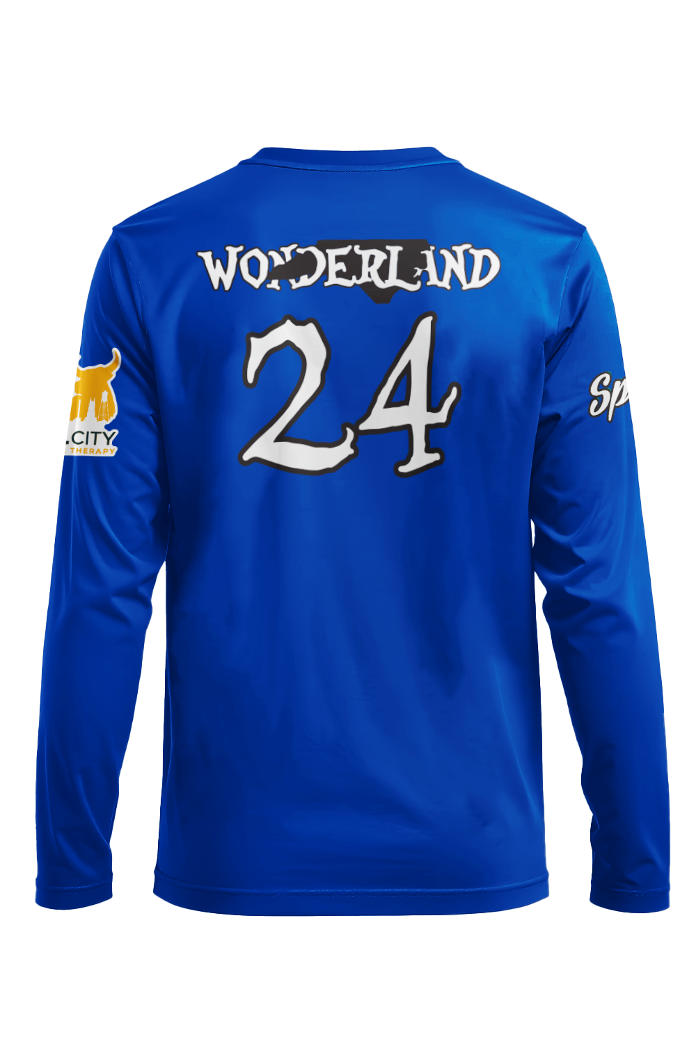 Malice in Wonderland Long Sleeve Jersey (Blue)
