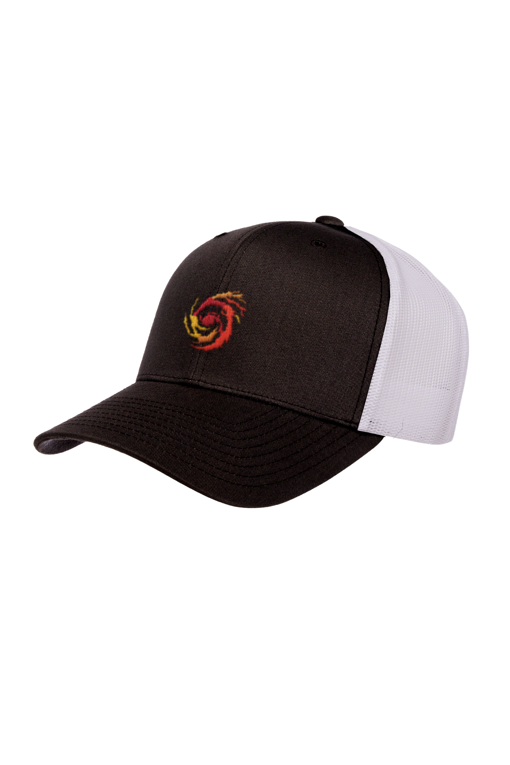 Squall Trucker Hat (Black/White)