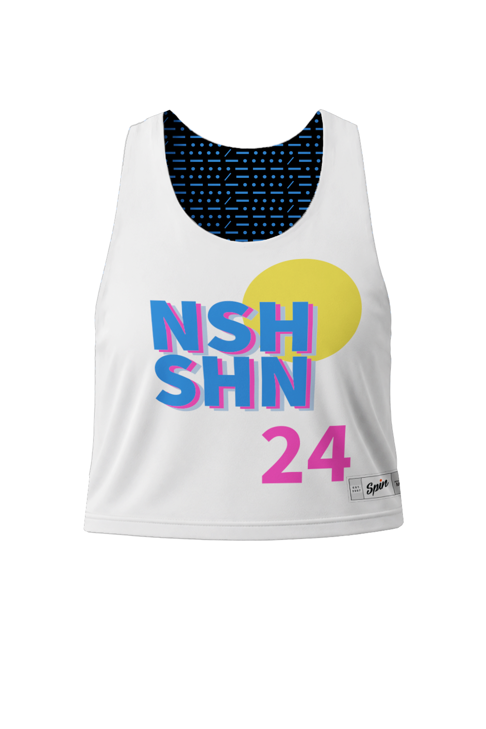 Nashville 'Shine Cropped Reversible Tank