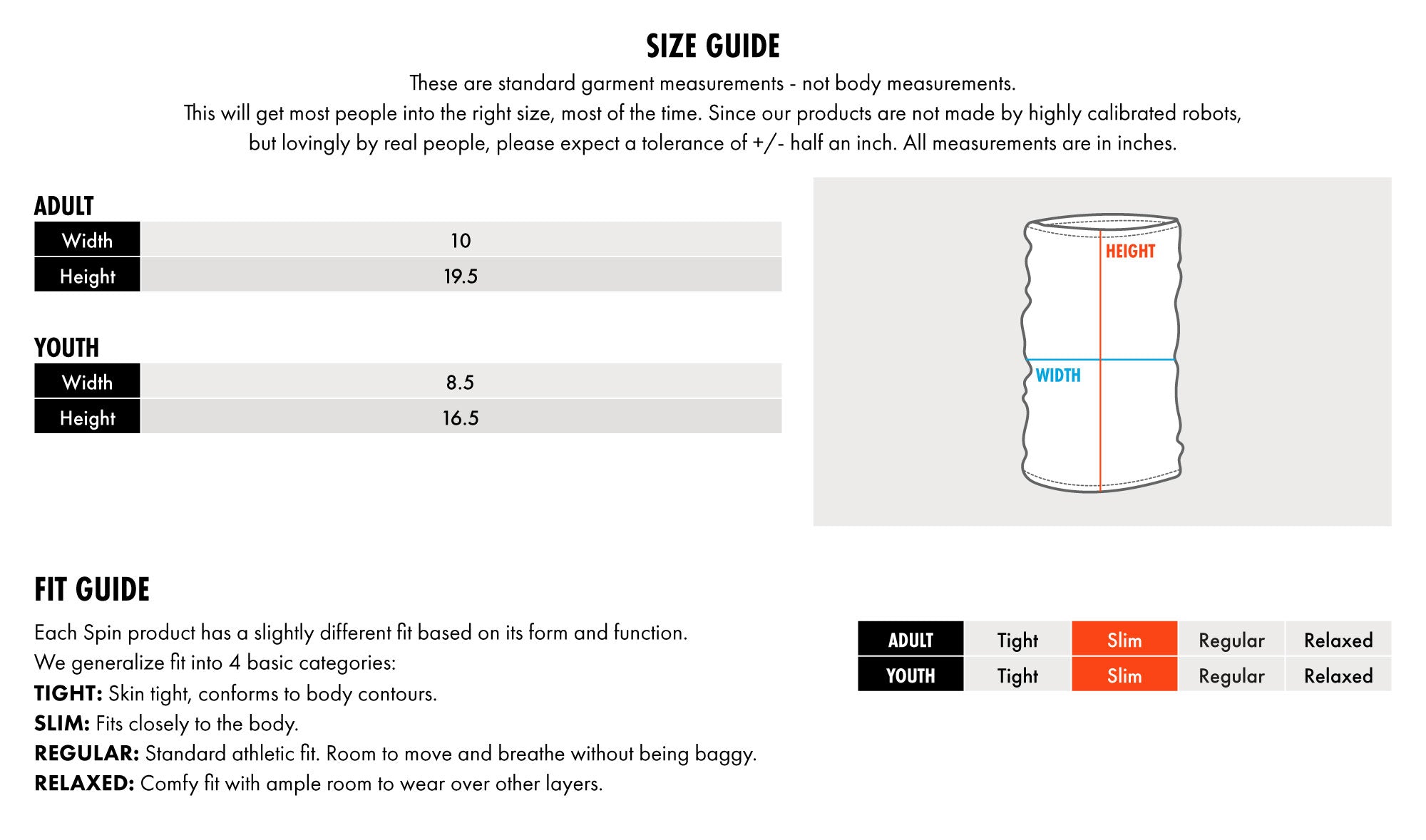 size guide