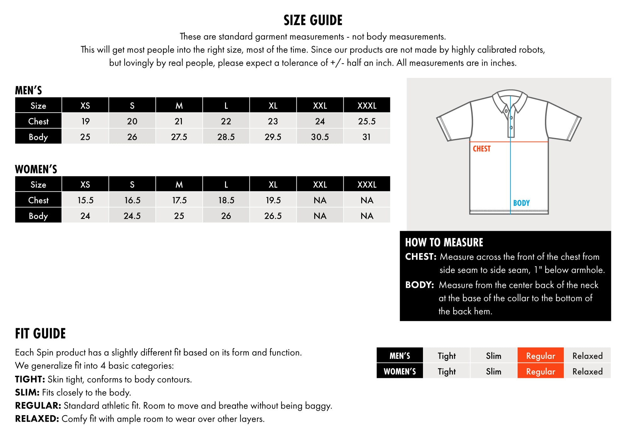 size guide