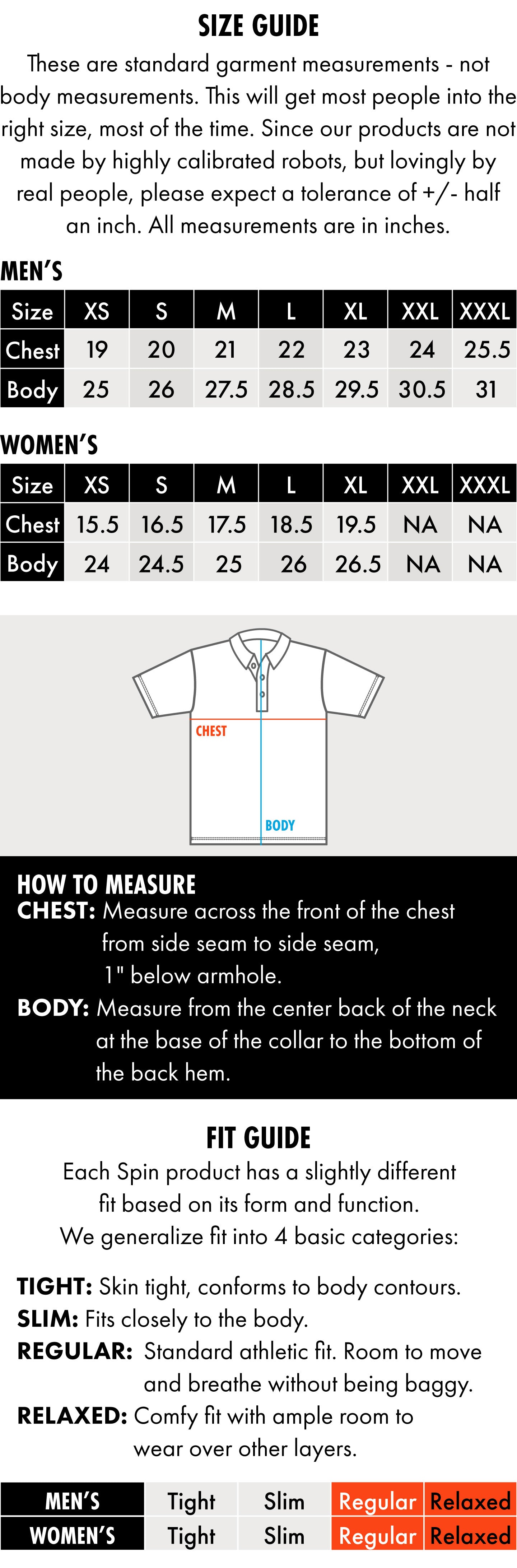 size guide