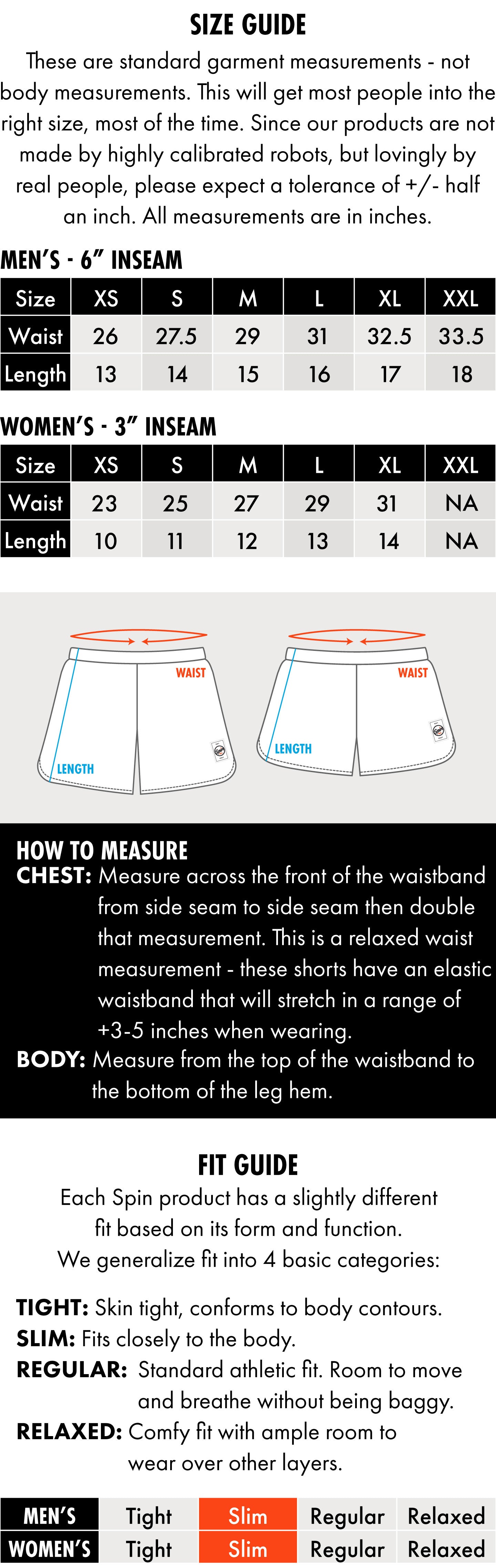 size guide