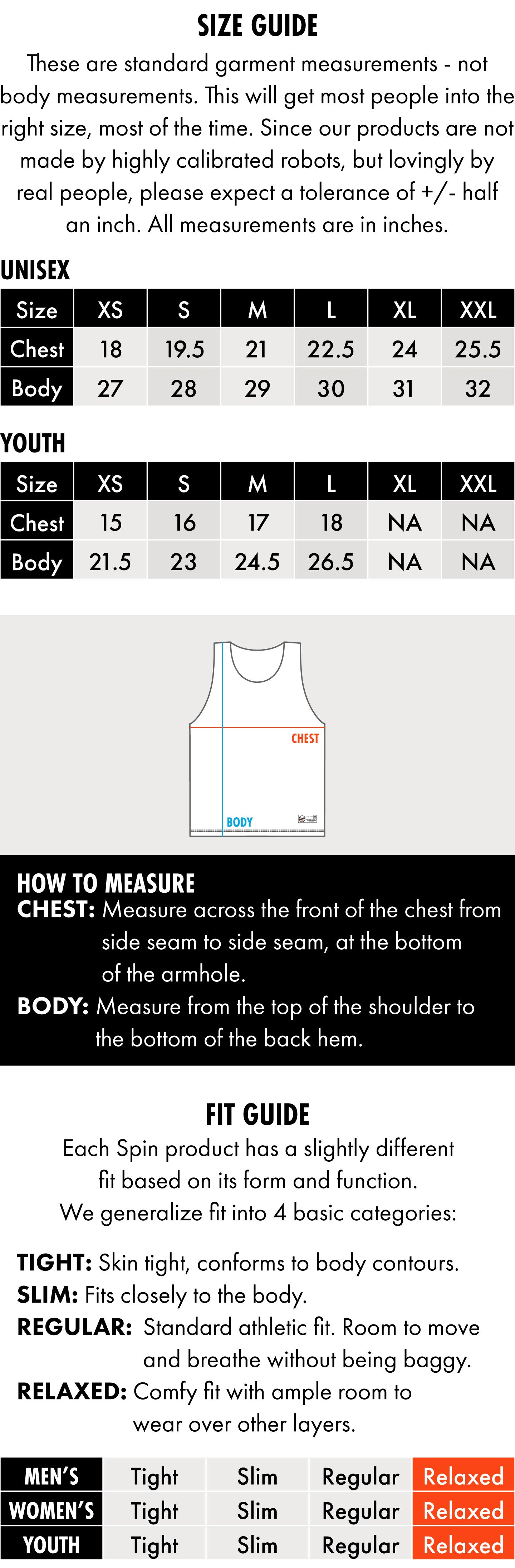 size guide